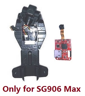 SG906 MAX Xinlin X193 CSJ X7 Pro 3 Max RC drone quadcopter spare parts todayrc toys listing gimbal board set + camera board + connect plug wire set + lower frame (Assembled)
