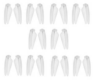 ZLRC ZLL Beast 3+ SG906 MAX1 Xinlin X193 CSJ X7 Pro 3 Max1 RC drone quadcopter spare parts todayrc toys listing main blade White 5sets