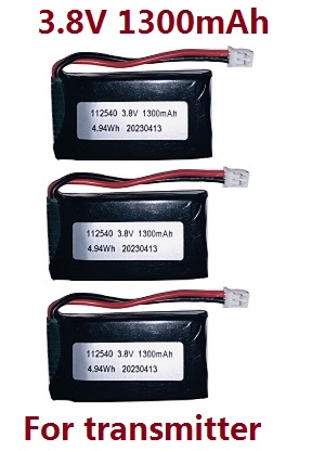 ZLL SG906 MAX2 Beast 3 E ES RC drone quadcopter spare parts 3.8v 1300mAh battery for the transmitter 3pcs