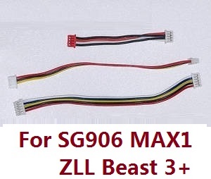 ZLRC ZLL Beast 3+ SG906 MAX1 Xinlin X193 CSJ X7 Pro 3 Max1 RC drone quadcopter spare parts todayrc toys listing gimbal and camera wire plug