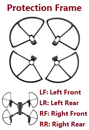 ZLL SG906 MAX2 Beast 3 E ES RC drone quadcopter spare parts upgrade protection frame set