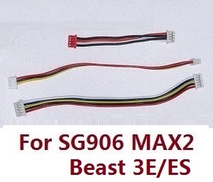ZLL SG906 MAX2 Beast 3 E ES RC drone quadcopter spare parts connect plug wires