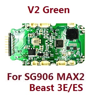 ZLL SG906 MAX2 Beast 3 E ES RC drone quadcopter spare parts PCB receiver power board (V2 Green)