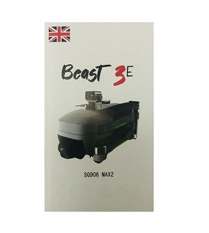 ZLL SG906 MAX2 Beast 3 E ES RC drone quadcopter spare parts English manual book