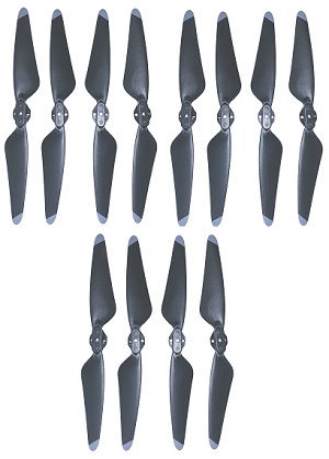 ZLL SG906 MAX2 Beast 3 E ES RC drone quadcopter spare parts main blades propellers (Black-Gray) 3sets