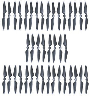 ZLL SG906 MAX2 Beast 3 E ES RC drone quadcopter spare parts main blades propellers (Black-Gray) 10sets