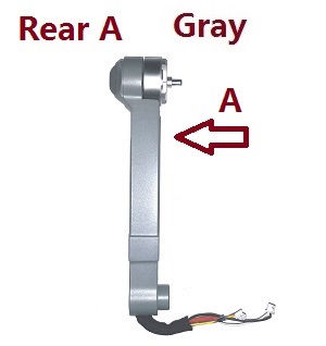 ZLL SG906 MAX2 Beast 3 E ES RC drone quadcopter spare parts side motor bar (Rear A) Gray