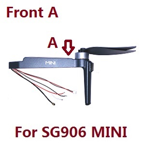 ZLL SG906 MINI SG906 MINI SE RC drone quadcopter spare parts side motor bar module Front A (For SG906 MINI)