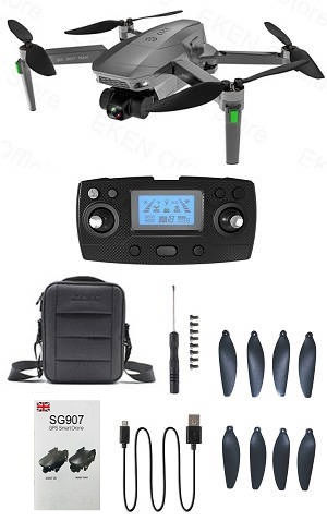 SG907 SE drone with portable bag and 1 battery, RTF