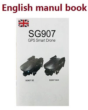 ZLRC ZLL SG907 SE RC drone quadcopter spare parts English manual instruction book
