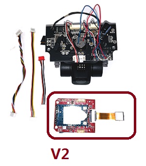 ZLRC ZLL SG908 Max KUN 2 / SG908 Pro Kun 1 RC drone quadcopter spare parts todayrc toys listing gimbal board and lens module + 4K WIFI camera board + wire plugs (V2)