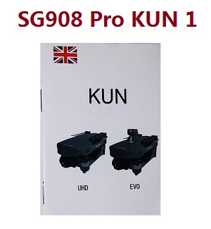 ZLRC ZLL SG908 Max KUN 2 / SG908 Pro Kun 1 RC drone quadcopter spare parts todayrc toys listing English manual book (SG908 Pro) - Click Image to Close