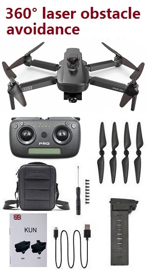SG908 Pro RC drone with portable bag and 1 battery RTF
