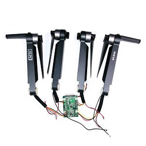 ZLRC ZLL SG908 KUN RC drone quadcopter spare parts todayrc toys listing side motors bar set with main blades + PCB receiver board set