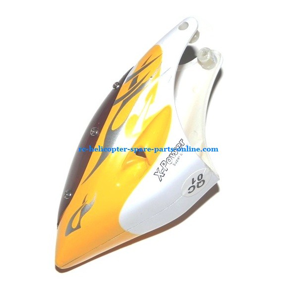 SH 6020 6020-1 6020i 6020R RC helicopter spare parts todayrc toys listing Head cover (Yellow)