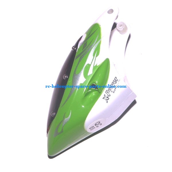 SH 6020 6020-1 6020i 6020R RC helicopter spare parts todayrc toys listing Head cover (Green)