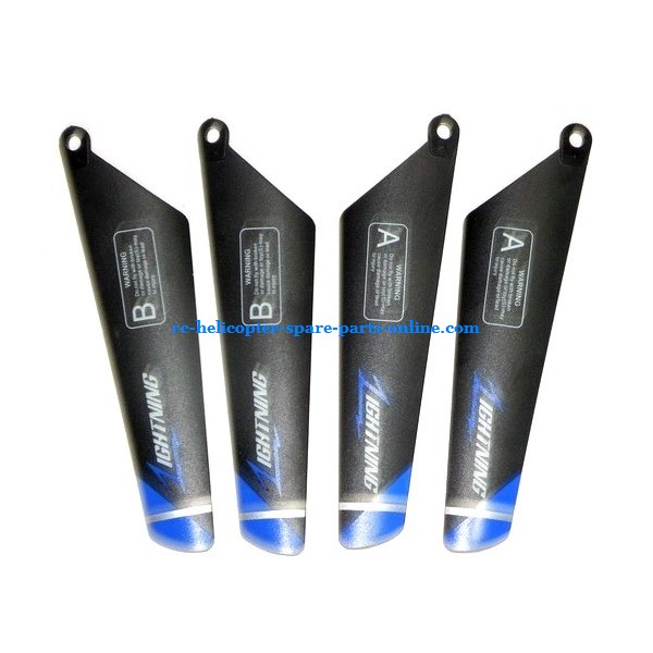SH 6030 RC helicopter spare parts todayrc toys listing main blades (Blue)