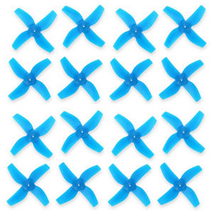 Shiny Koome Q8H Mini RC drone quadcopter spare parts main blades propellers Blue 4sets