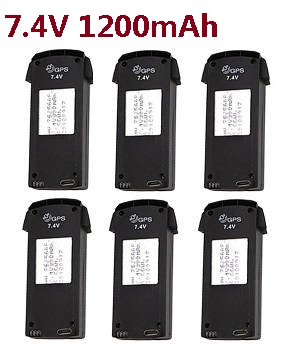 SMRC S20 And S20 GPS RC quadcopter drone spare parts todayrc toys listing 7.4V 1200mAh battery for S20 GPS 6pcs