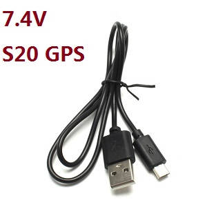 SMRC S20 And S20 GPS RC quadcopter drone spare parts todayrc toys listing USB charger wire 7.4V for S20 GPS