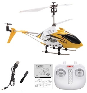 Syma S107H RC Helicopter RTF Yellow