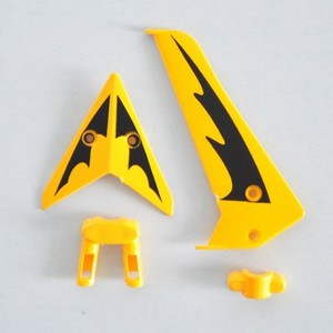 Syma S107H RC Helicopter spare parts todayrc toys listing tail decorative set (Yellow)