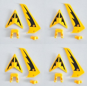 Syma S107H RC Helicopter spare parts todayrc toys listing tail decorative set (Yellow) 4sets