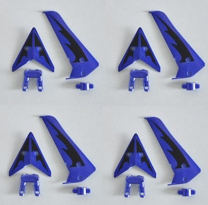 Syma S107H RC Helicopter spare parts todayrc toys listing tail decorative set (Blue) 4sets