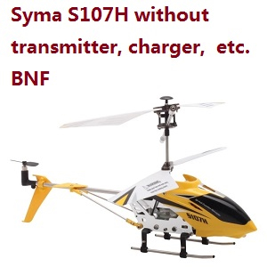 Syma S107H Helicopter without transmitter, charger, etc. BNF Yellow