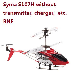 Syma S107H Helicopter without transmitter, charger, etc. BNF Red