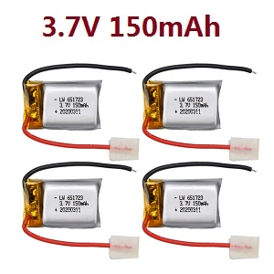 Syma S107H RC Helicopter spare parts todayrc toys listing 3.7V 150mAh battery 4pcs