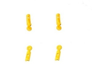 Syma S107H RC Helicopter spare parts todayrc toys listing fixed set of tail support bar (Yellow) - Click Image to Close