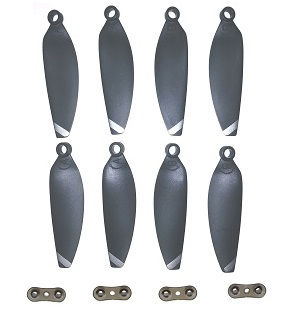 Syma W3 X35 RC drone quadcopter spare parts propellers main blades with fixed set (Black)