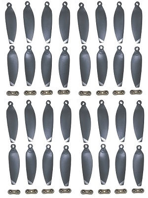 Syma W3 X35 RC drone quadcopter spare parts main blades with fixed set (Black) 4sets