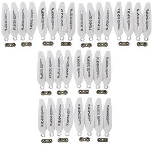 Syma W3 X35 RC drone quadcopter spare parts main blades with fixed set (White) 4sets