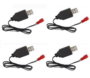 MJX T04 T604 T-64 RC helicopter spare parts todayrc toys listing USB charger wire 4pcs