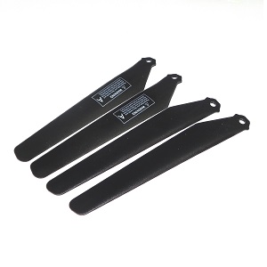 MJX T04 T604 T-64 RC helicopter spare parts todayrc toys listing main blades 1set Black