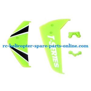 MJX T10 T11 T610 T611 RC helicopter spare parts todayrc toys listing tail decorative set (Green)