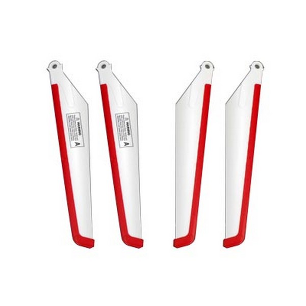 MJX T34 T634 RC helicopter spare parts todayrc toys listing main blades (Red)