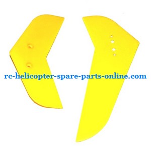 MJX T40 T640 T40C T640C RC helicopter spare parts todayrc toys listing tail decorative set yellow