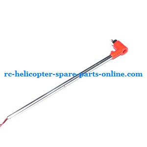 MJX T54 T654 RC helicopter spare parts todayrc toys listing tail big pipe + tail motor + tail motor deck (Red)
