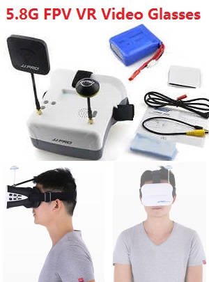VR Viideo Glasses for 5.8G FPV camera for MJX bugs 8 Pro