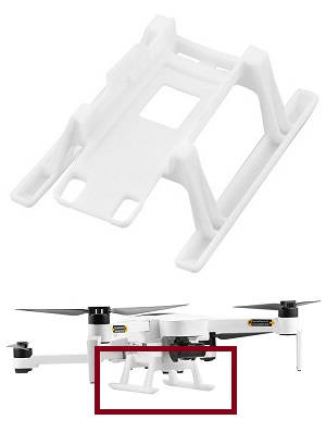Hubsan H117S ZINO,ZINO-Y,ZINO Pro,ZINO Pro + Plus RC Drone Quadcopter spare parts todayrc toys listing upgrade landing skids (White)