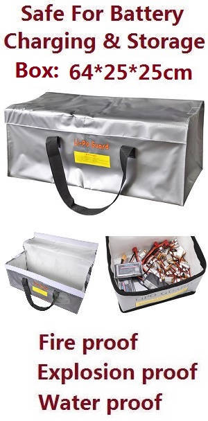 SG907 MAX battery explosion proof,Waterproof,Fireproof box. For battey charging and storage.