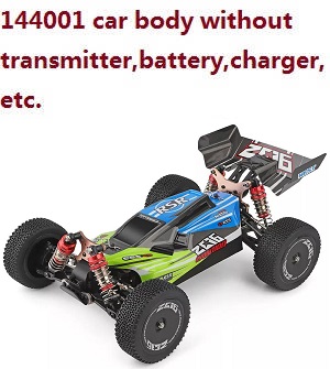 Wltoys 144001 RC Car body without transmitter,battery,charger,etc. Green