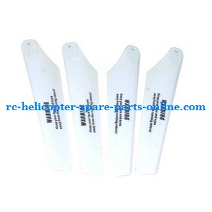 UDI U13 U13A helicopter spare parts todayrc toys listing main blades (2x upper + 2x lower) white