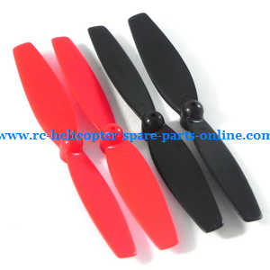 UDI RC U27 quadcopter spare parts todayrc toys listing main blades propellers (Red-Black)