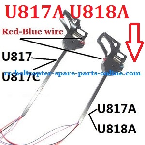 UDI RC U818A U817 U817A U817C UFO spare parts todayrc toys listing motor module set (Shorter one for U817A U818A with Red-Blue motor wire)