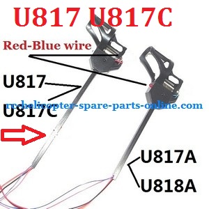 UDI RC U818A U817 U817A U817C UFO spare parts todayrc toys listing motor module set (Shorter one for U817A U818A with Red-Blue motor wire)