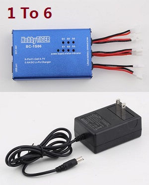 UDI U830 RC Quadcopter Drone spare parts 1 to 6 balance charger set
